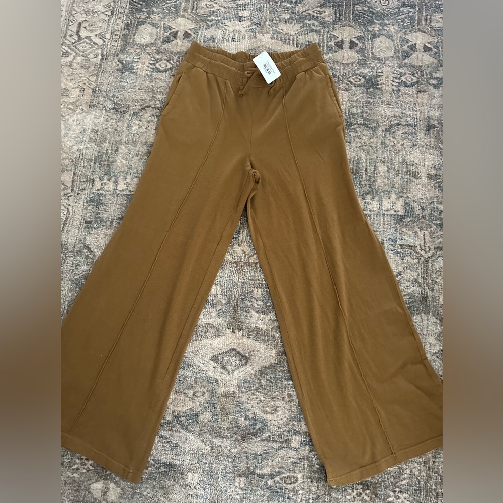 Double Zero Women's Flare Wide Leg pants - Brown